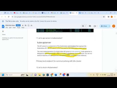 Devops Engineer role 4+ yr part-1 k8s interview questions discussion on this video