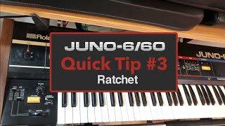 Juno 6/Juno 60 Quick Tip #3 - How to create a ratchet effect