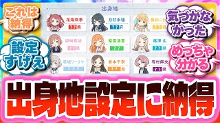 【学園アイドルマスター】「出身地設定あるの知ってた？」に対する反応集【学マス】#学マス #反応集