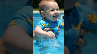 Baby Swimming Ai #ai #veo3 #cute #geminiai #aigemini #baby #swimming #babyboy #generatedai #oldies #