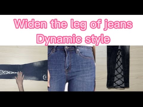 How to extend the leg of jeans. Simple - Save money. Upcycling, DIY tips. trick