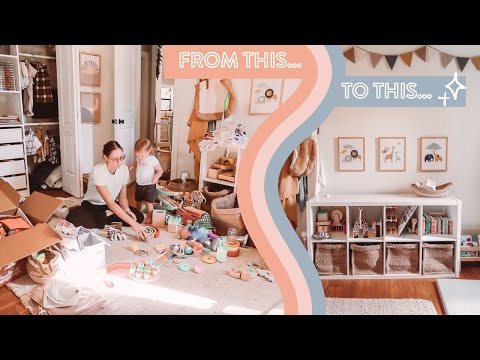 MASSIVE TODDLER ROOM ORGANIZATION ~ insane toy organization and baby clothing cleanout