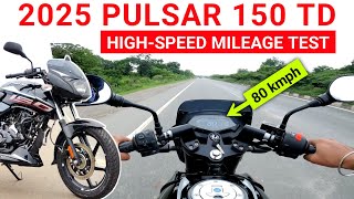 🔥Bajaj Pulsar 150 Twin Disc 2025 Mileage Test | New Bajaj Pulsar 150 Mileage Test ⛽| ⚙️ Gear Update