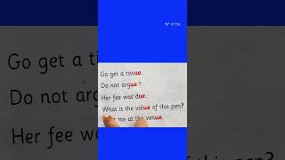 Reading English Sentences