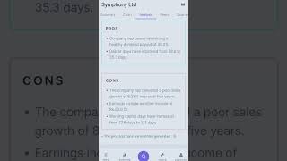 Symphony Ltd. Should it be bought by us?3xGain possible! #symphony#symphonyltd#shorts#shortvideos