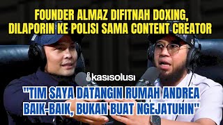 FOUNDER ALMAZ DITUDUH DOXING, DITUNTUT CREATOR⁉️"Saya mau Damai, Andrea Jangan Perlebar Isu"