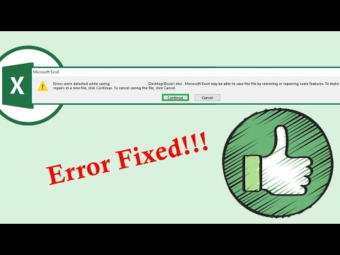 Errors Detected While Saving Excel: Top 7 Solutions Revealed! | Excel Tech & Tricks