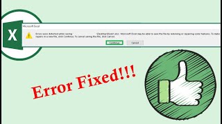 Errors Detected While Saving Excel: Top 7 Solutions Revealed! | Excel Tech & Tricks