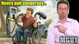 Fast charging cables TOO HEAVY for disabled drivers | MGUY Australia