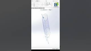 Helix Spring 3D Design in SOLIDWORKS......#CADDesign #SOLIDWORKS #Fusion360 #CADTraining #CADSkills