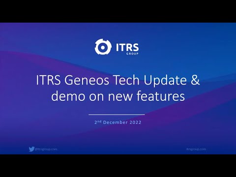 ITRS Geneos Tech Update & Demo  - December 2022