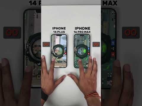 iPhone 16 Pro Max vs iPhone 14 Plus BGMI Gaming Comparison | FPS Test! #shorts #iphone #bgmi #pubg