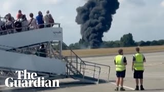 Southend airport shut after small plane crashes
