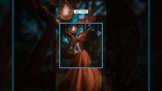 Professional Color Grading | Moody Night Look Color Grading | Lightroom Tutorial #Shorts
