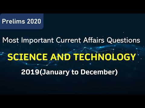 Science and Technology | Most Important Questions of 2019 for Prelims 2020 | www.edviplav.com