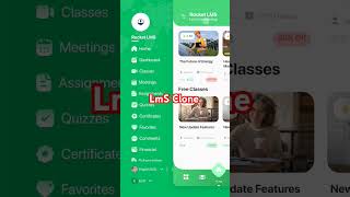 LMS Clone Home Page UI #shorts #coding