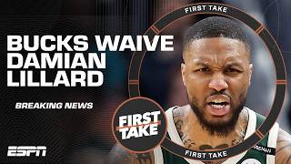 BREAKING 🚨 Milwaukee Bucks WAIVE Dame Lillard to acquire Myles Turner REACTION 🤯 | First Take