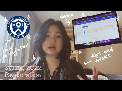 How to register for classes at Yonsei University!