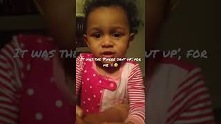 1st day home from daycare was a “ Mama pweez shut up, kinda day”😩😭