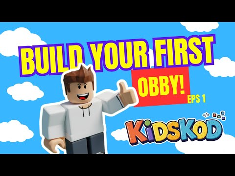 Build Your First Obby in Roblox Studio! (Step-by-Step for Beginners) | kidskod Roblox Rookies Ep.1