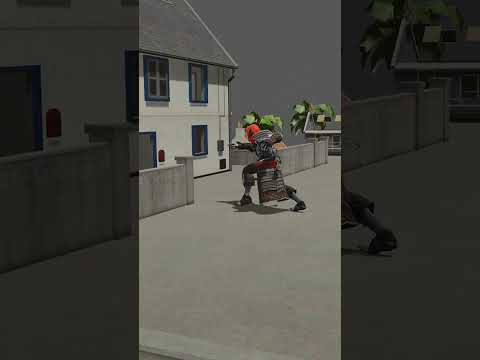 Character animation in blender #shorts #animation #game
