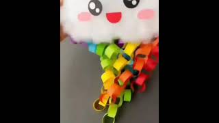 DIY || Cute Cloud Wall Hanging Easy #diywallhanging || DIY cute dolls