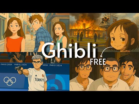 How to Create Ghibli Style Images FREE in 10 Seconds! 🚀🔥
