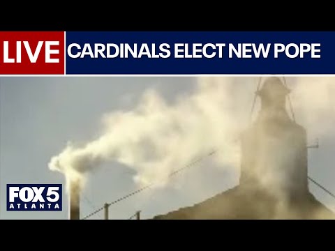 WATCH LIVE:  White smoke signals new Pope