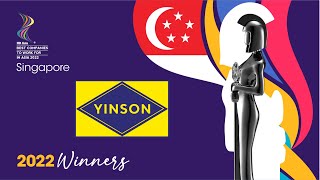 YINSON PRODUCTION OFFSHORE PTE LTD - 2022 Singapore HR ASIA Best Companies to Work for in Asia