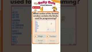 TechTalk Scholar #technoquiz #quiz #codingforchildren #scratch #codingforkids