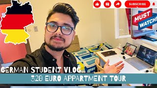 🤑MY 320€‎ PRIVATE STUDENT APPARTMENT , ACCOMMODATION IN GERMANY |SCAMS IN GERMANY| Vlog.STUDENT DORM