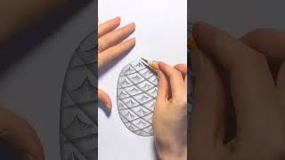 #shorts beautiful pineapple 🍍 drawing #ytshorts
