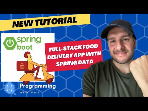Create a FULL-STACK Food Delivery App with SPRING-BOOT and SPRING-DATA | Java Tutorial | Part 1