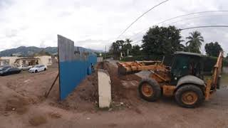 Edgecombe Front Wall construction spin and control camera look where you want to.