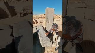 The MUSIC STONE at The PYRAMID OF SAHURE in Abusir 🎶