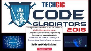 TECHGIG 2018 - REGISTER TODAY