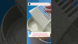 Epoxy color sand self-leveling floor paint