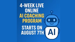 About a 4-week Live AI Training useful to learn AI basics, RAG, MCP, NLP, CV, and Agentic AI