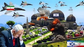 Irani Fighter Jets & Tanks Attack on Israeli International & Military Airport of Tel-Aviv - GTA 5