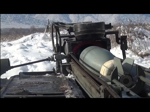 Russia Forces Fire "Tulip" Mega Mortar