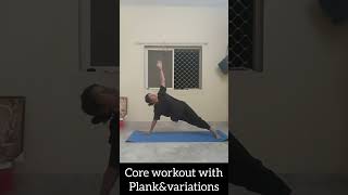 #Day_4//Core workout with Plank and variations @Get_Fit_With_RS