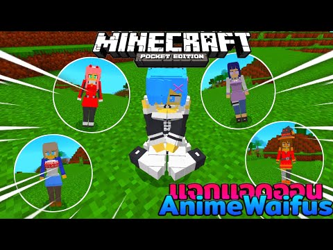 เเจก+สอนลง add on อนิเมะ Anime Waifus มีสาวๆจากอนิเมะต่างๆมากมายเพิ่มเข้ามา : Minecraft pe