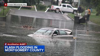 Heavy rain pummels Philadelphia region and sparks isolated flash flooding