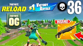 36 Elimination Solo VS Duos OG Reload Wins (Fortnite Chapter 5 Season 4 PC Controller)