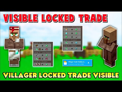 VISIBLE  LOCKED TRADES RESOURCE PACK FOR MCPE 1.21😯!