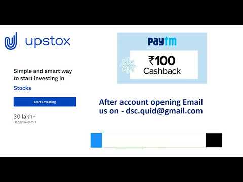 Upstox Account Opening