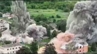Ukrainian SU-27 Drops GBU-39 Bomb on Russian Army Position!