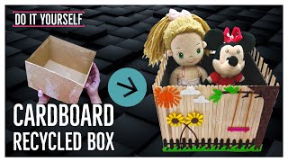 Cardboard Box Recycling | Cardboard Craft Idea | DIY | Art and Craft | M&P Bliss