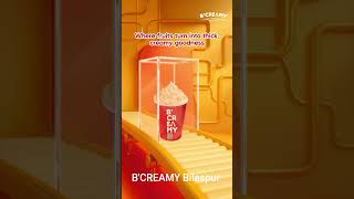 B'CREAMY Bilaspur Americans thick shake #&#sundae #coco #lassi #falooda #brownie #icecream