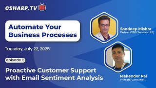 Proactive Customer Support with Email Sentiment Analysis: Automate Your Business Processes - Ep.8